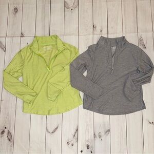 Set of athletic quarterzips - Girls Size Medium